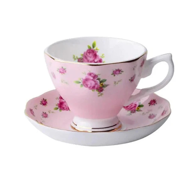 Royal Garden Bone China Tea Cups