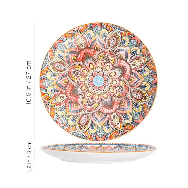 Bohemian Elegance Ceramic Tableware
