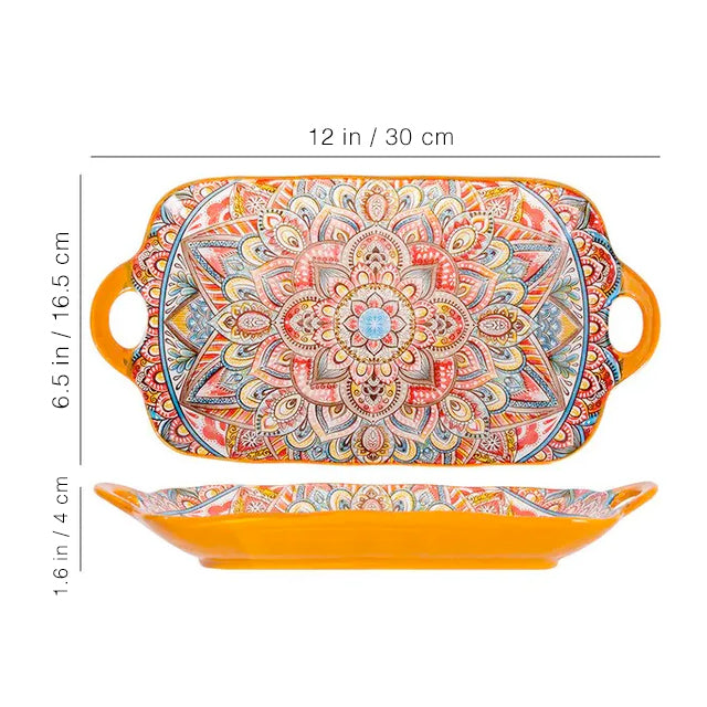 Bohemian Elegance Ceramic Tableware