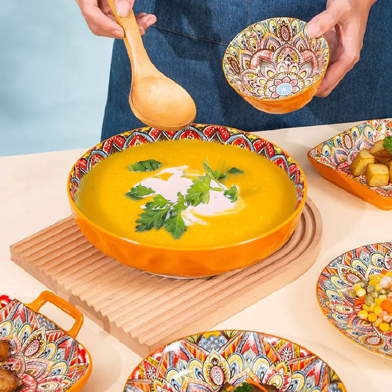 Bohemian Elegance Ceramic Tableware