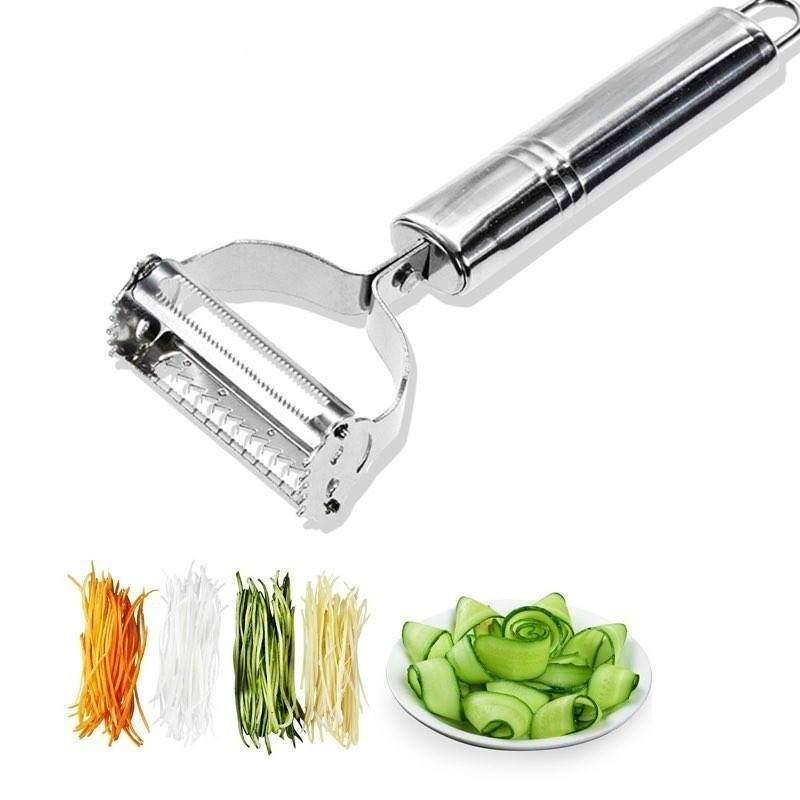 2-in-1 Stainless Steel Vegetable Peeler