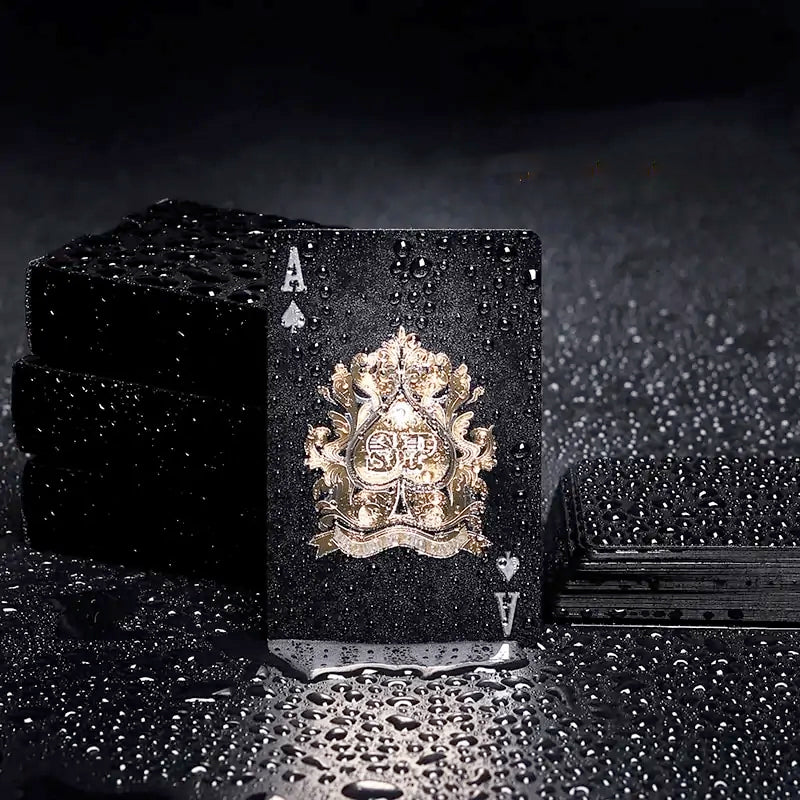 Black and Gold Playing Cards