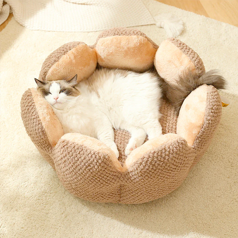 Cozy Cactus Nest Pet Bed