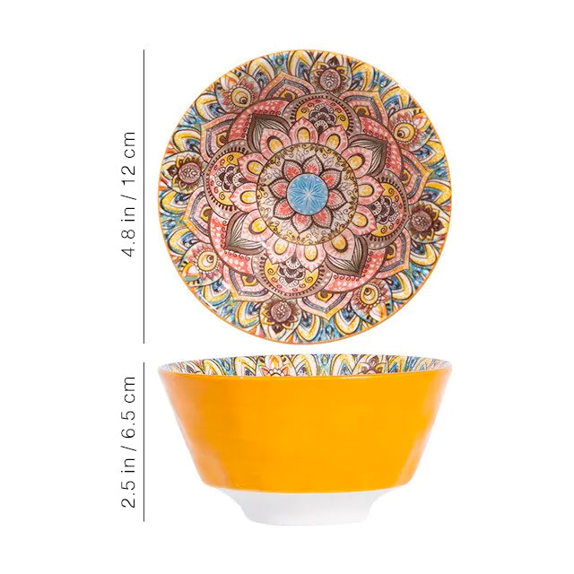 Bohemian Elegance Ceramic Tableware