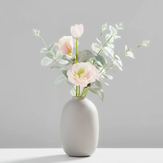 Scandinavian Serenity Glass Vase