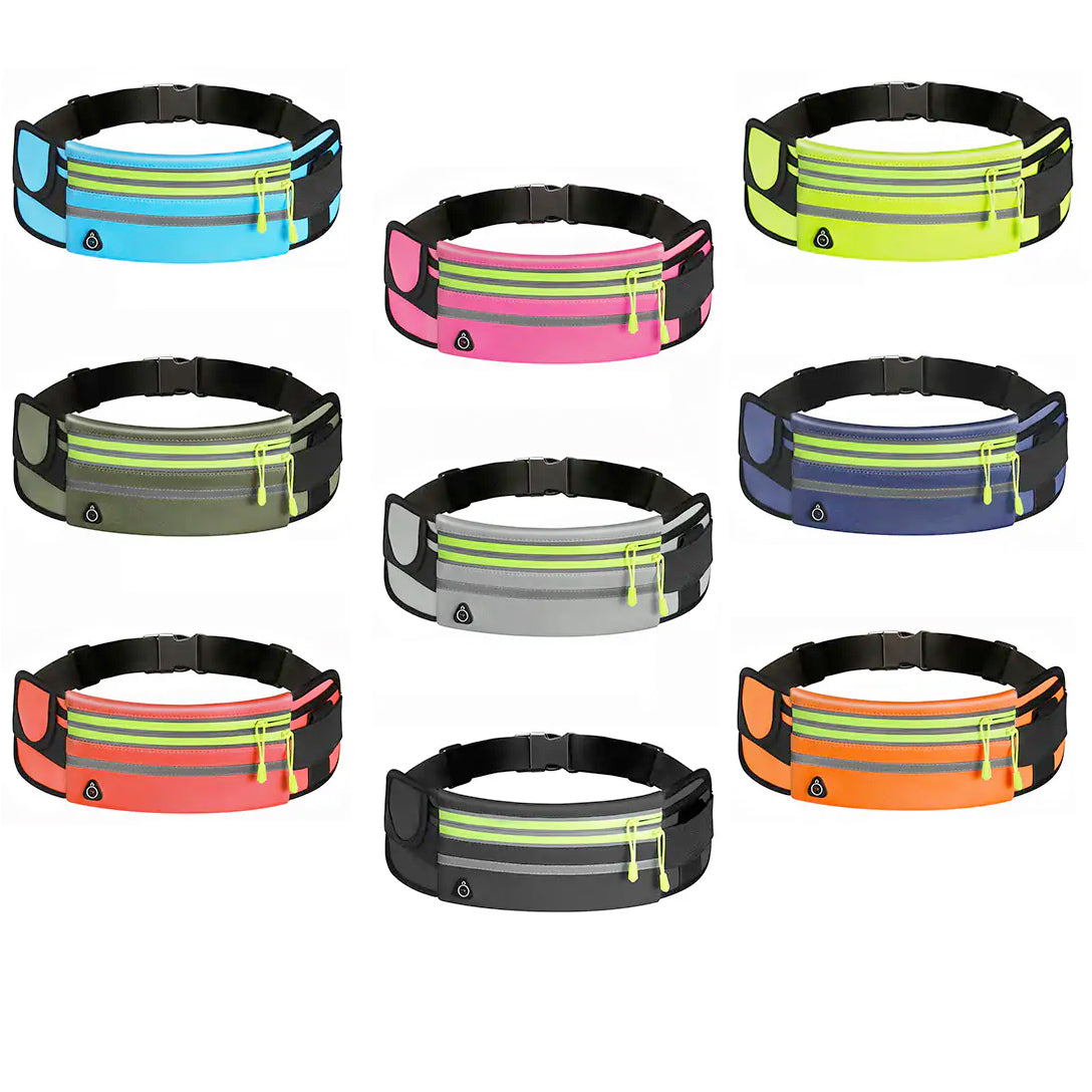 ActiveLife Double Zipper Runner's Waist Pack