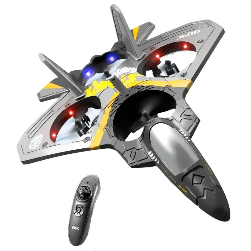V17 Radio-Controlled Four-Rotor Stunt Fighter Plane