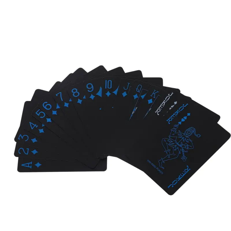 Black and Blue Playing Cards