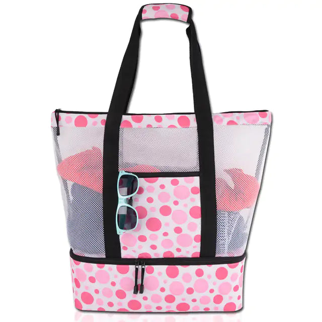 CoolBreeze Mesh Tote Cooler Combo