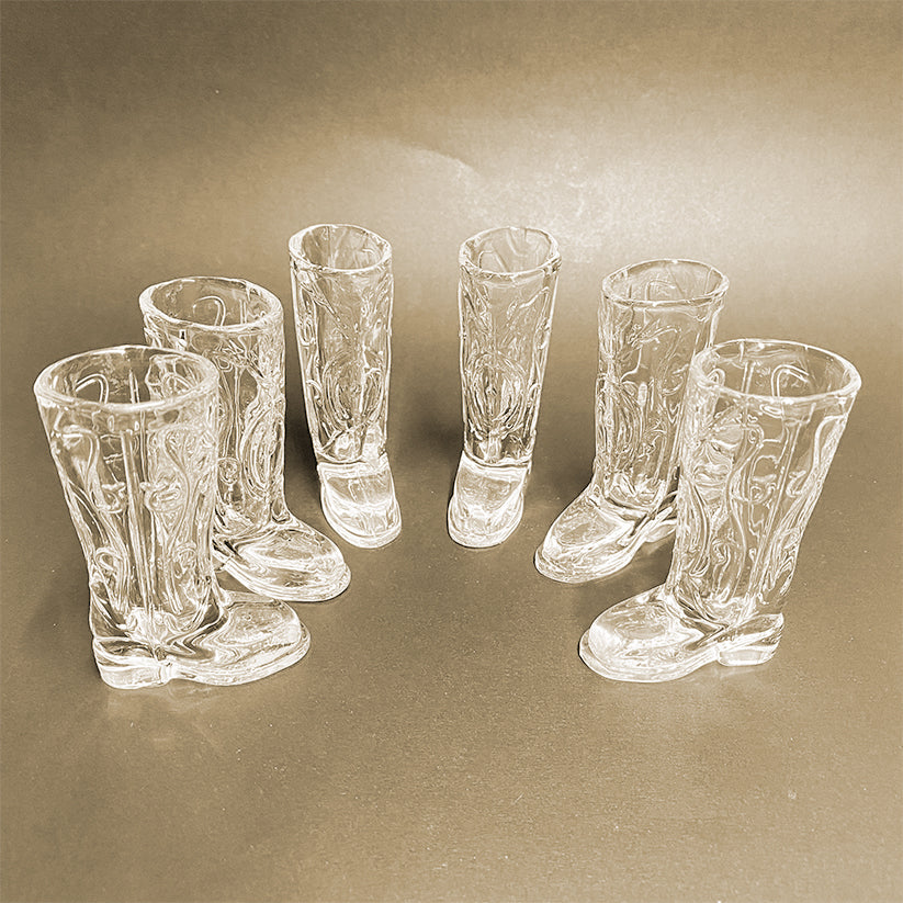 Frontier Spirit Cowboy Boot Shot Glass