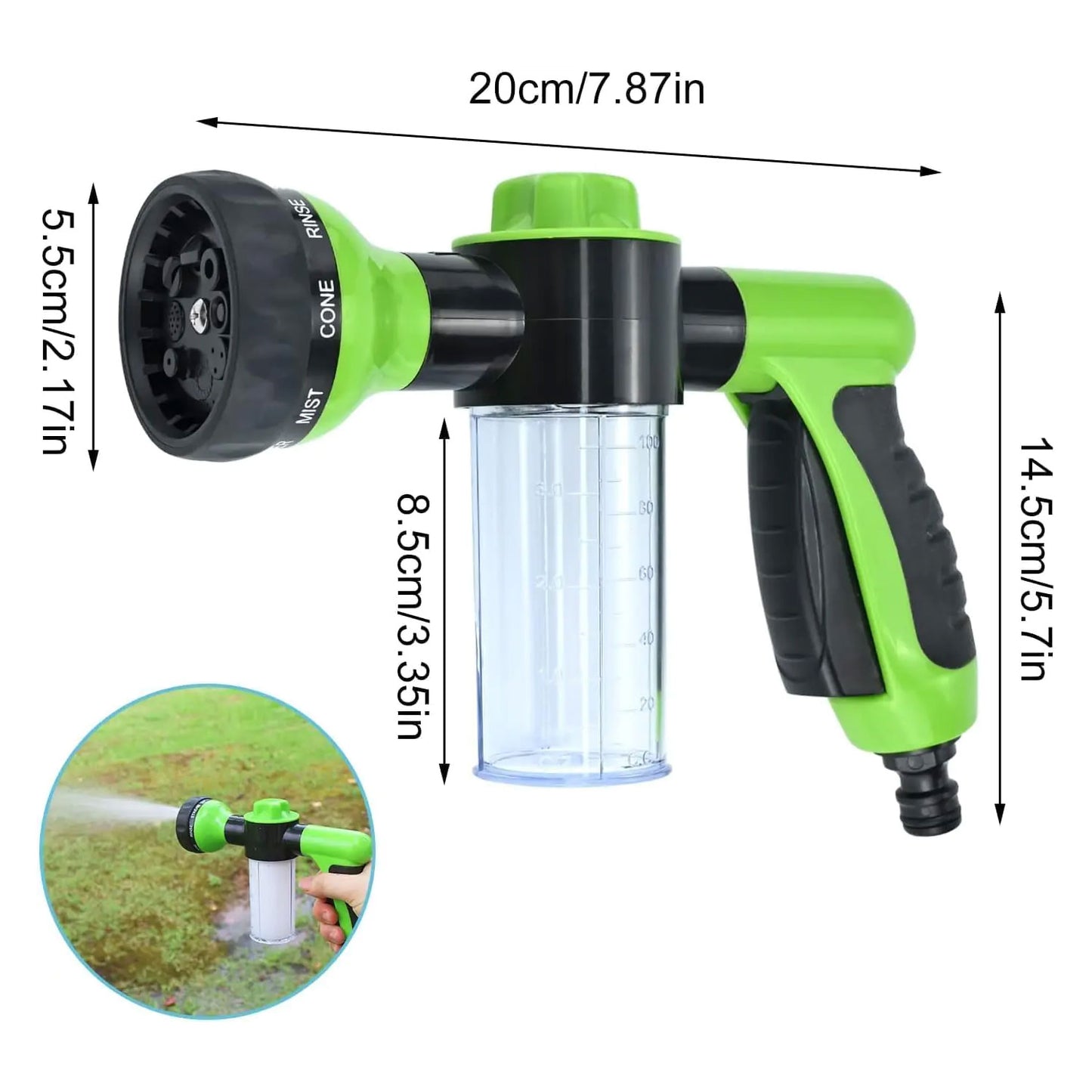 DeepClean High-Pressure Foam Blaster