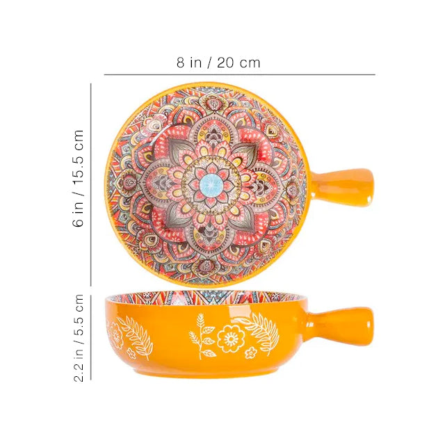 Bohemian Elegance Ceramic Tableware