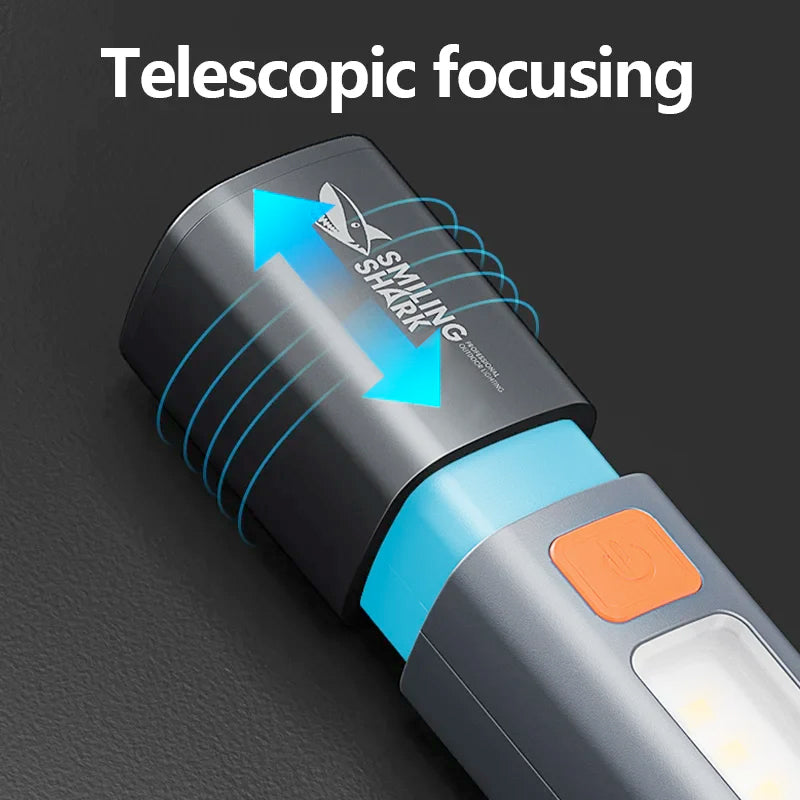 Smiling Shark Super Bright XPE LED Flashlight
