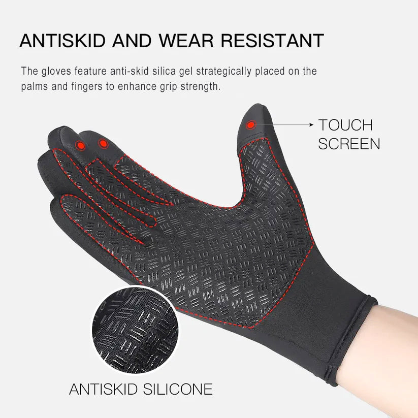 Unisex Touchscreen Waterproof Full Finger Thermal Gloves
