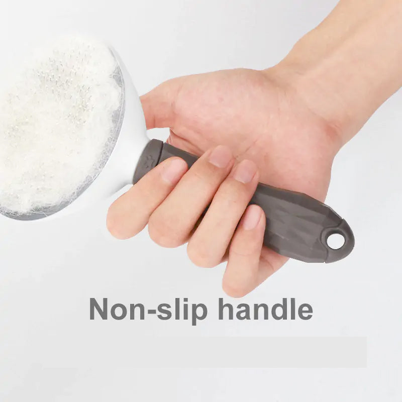 GroomMate Self Cleaning Pet Grooming Brush - Oval