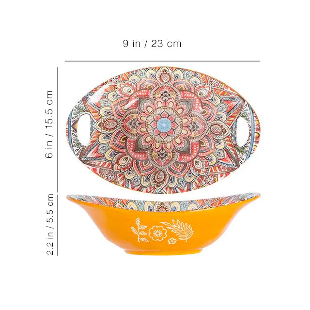 Bohemian Elegance Ceramic Tableware
