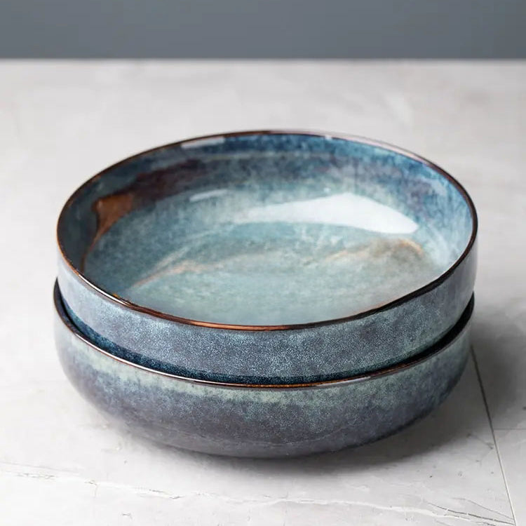 Nordic Charm Handcrafted Ceramic Bowl