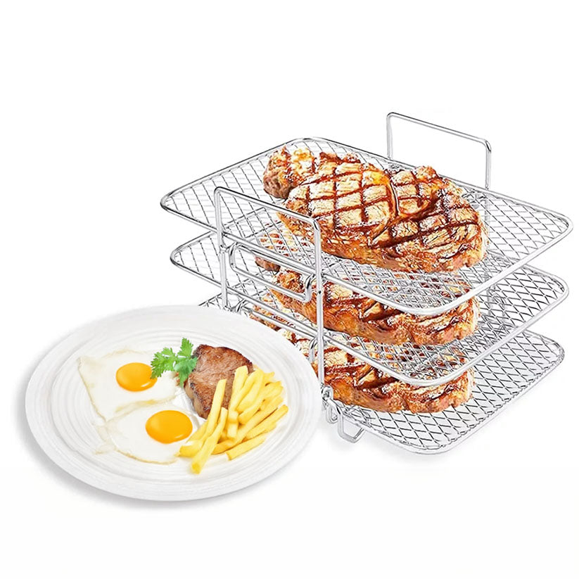 VersaRack Rectangular Air Fryer Racks, Set of 3