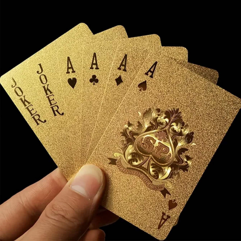 Gold Leaf Playing Cards