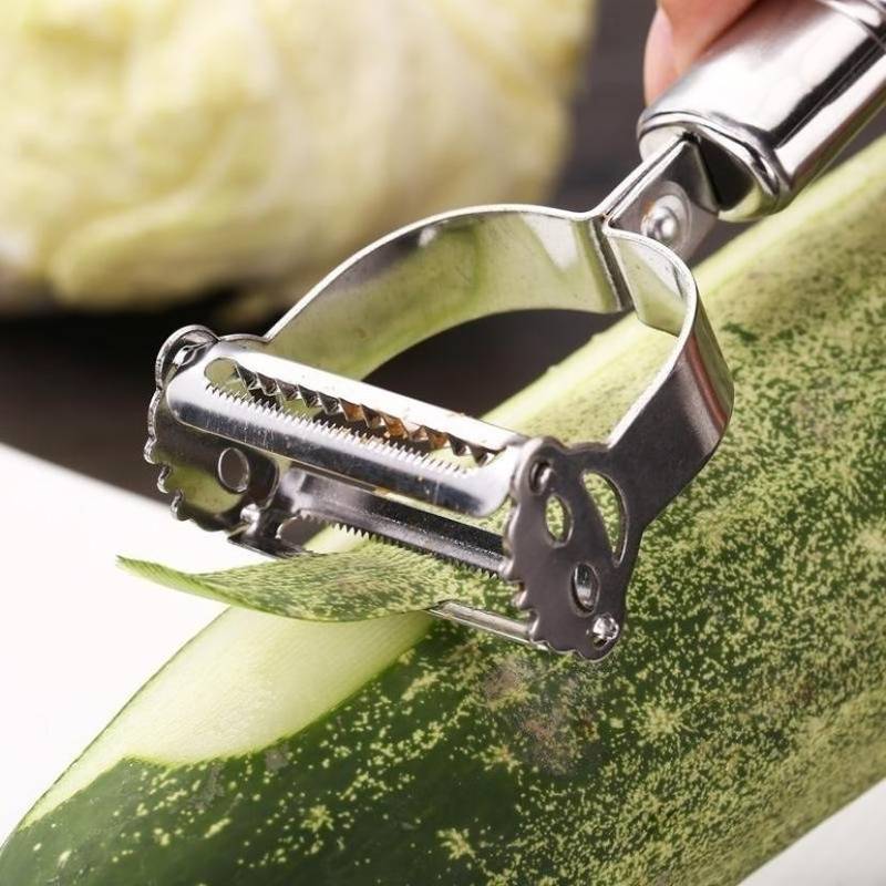 2-in-1 Stainless Steel Vegetable Peeler