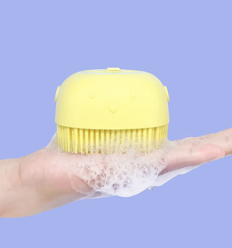 BubbleBuddy Soft Dog Bath Brush