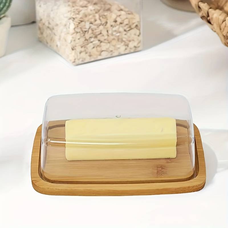 EcoFresh Bamboo Butter Dish