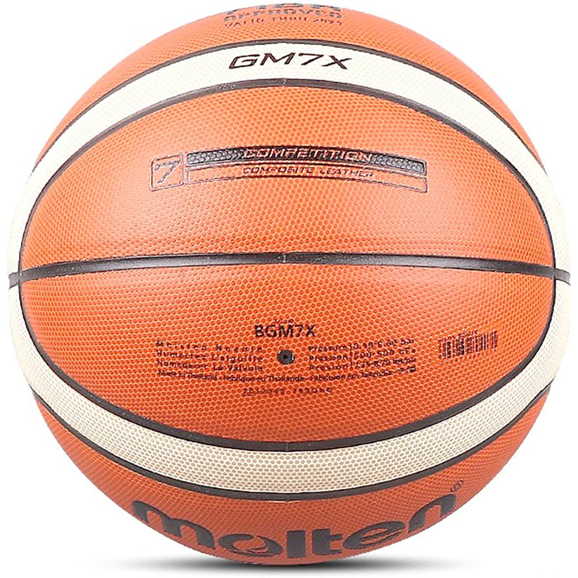 FIBA Approved Molten Basketball Size 7 PU Leather