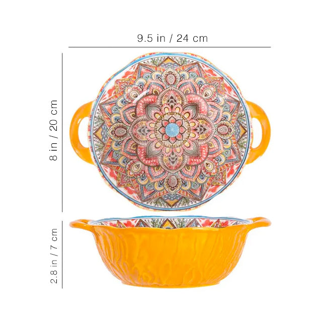 Bohemian Elegance Ceramic Tableware