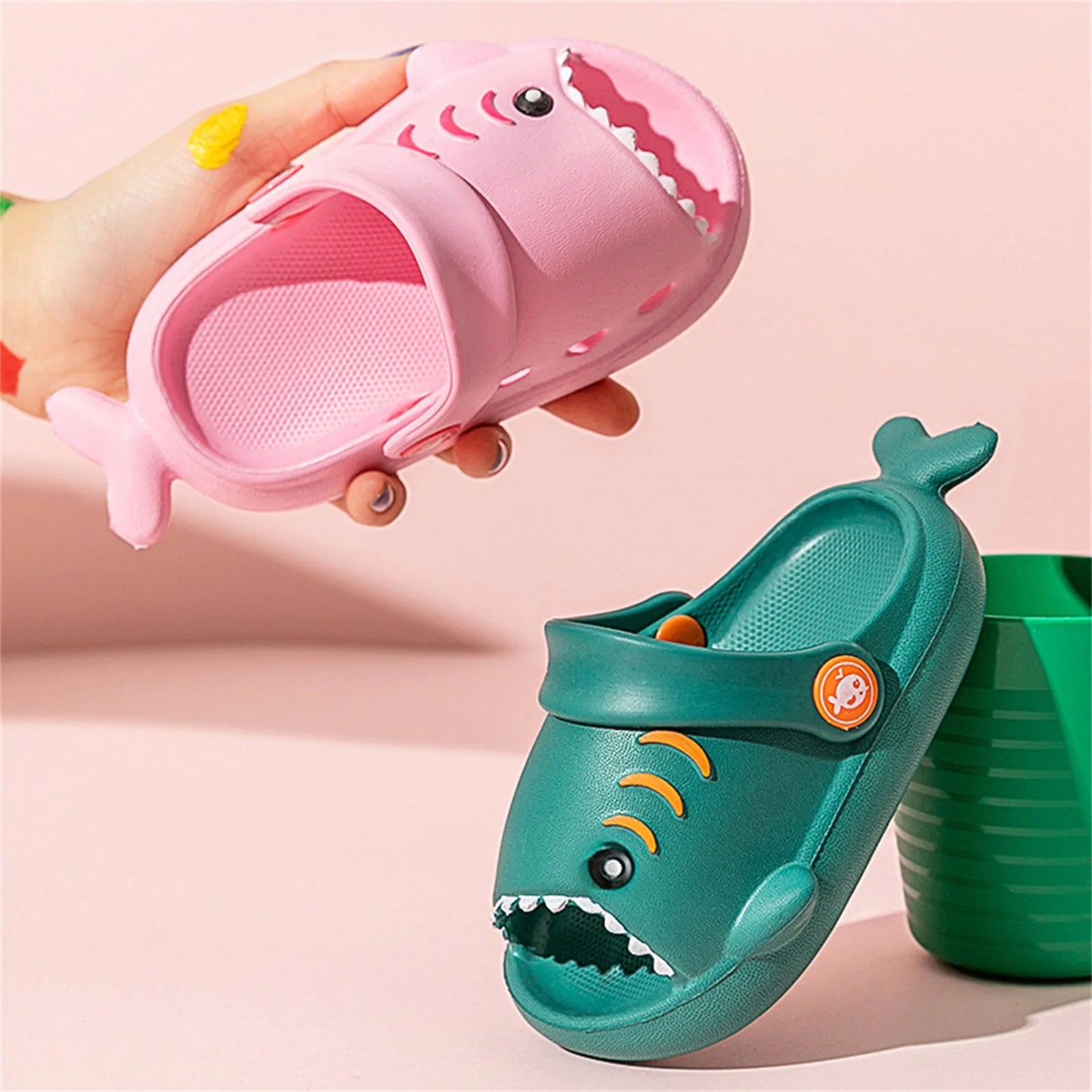 Little Fin Shark Sandals