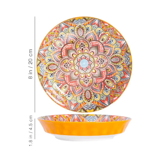 Bohemian Elegance Ceramic Tableware