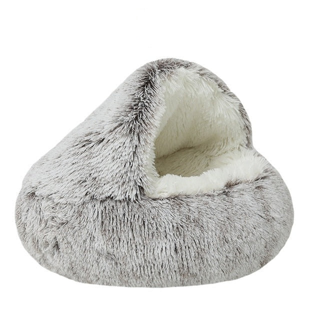 Plush Self-Warming Pet Bed