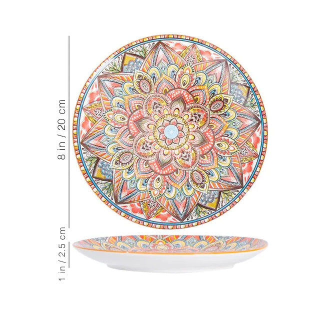 Bohemian Elegance Ceramic Tableware