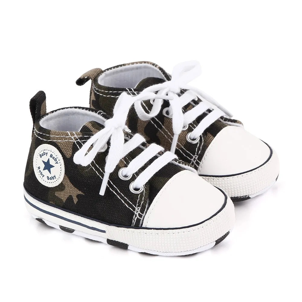 Little Explorer High Top Canvas Shoes