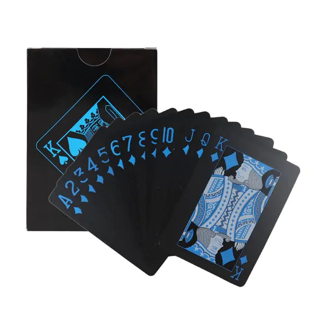 Black and Blue Playing Cards