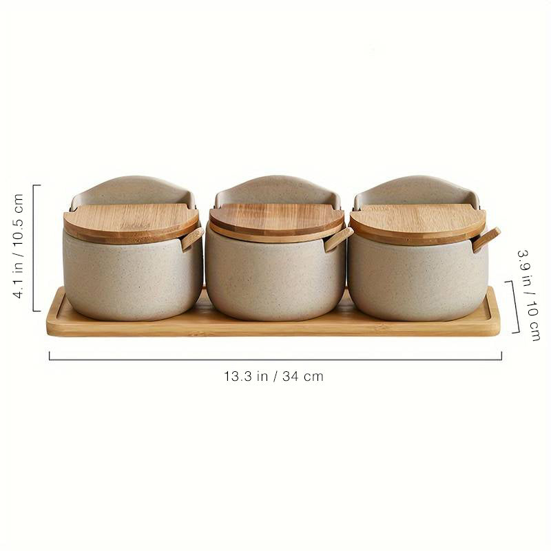 Gourmet Spice Boxes, Set of 3