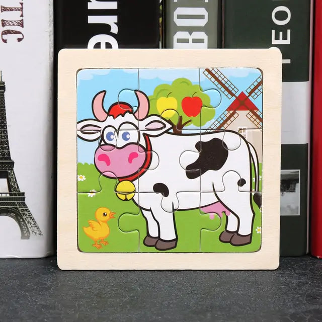 PuzzlePlay チャンキー木製パズル