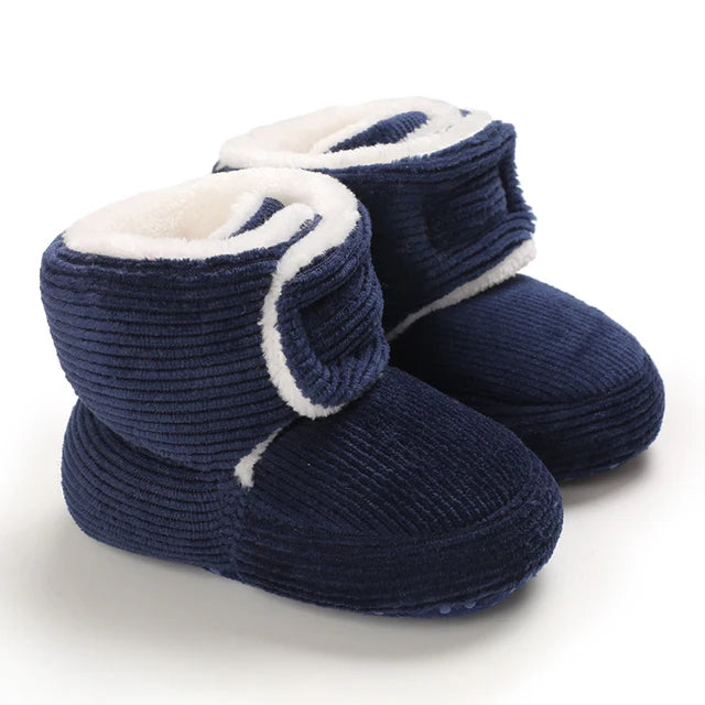 Cozy Toes Baby Booties, Corduroy