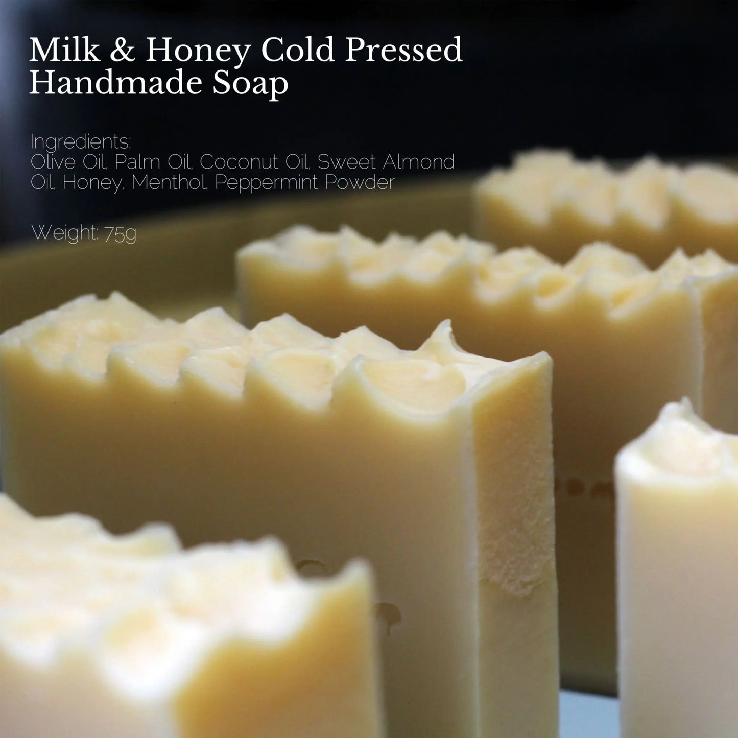 Milk & Honey Cold Pressed Natural Handmade Soap