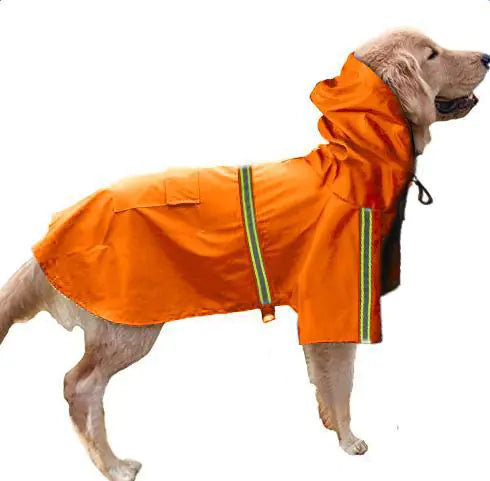 AquaShield Reflective Dog Raincoat