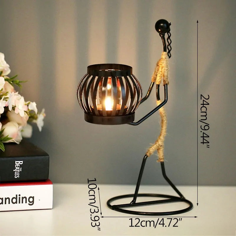 Tribal Impressions Candle Holders