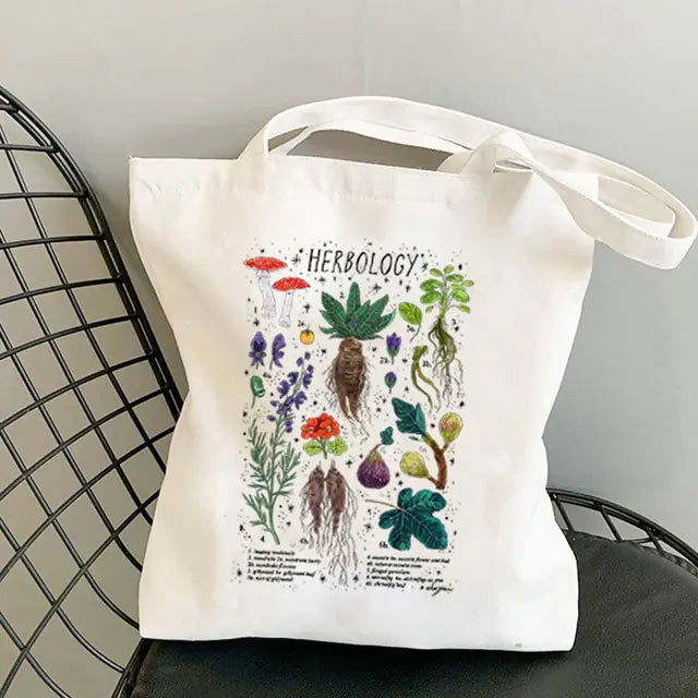 Herbology Canvas Tote Bag