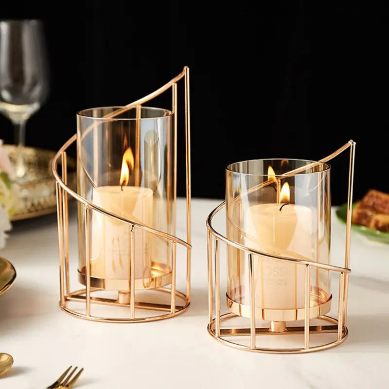 Spiral Elegance Candle Holder