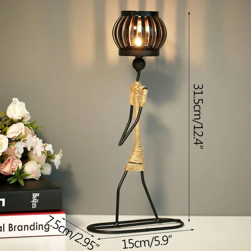 Tribal Impressions Candle Holders