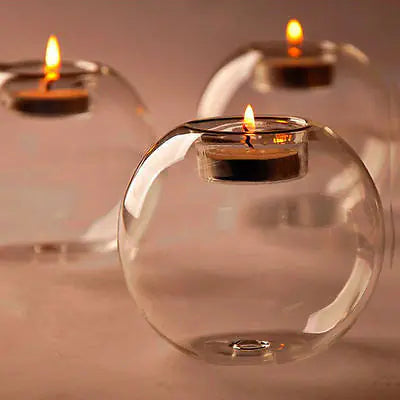 CrystalGlow Candle Holders