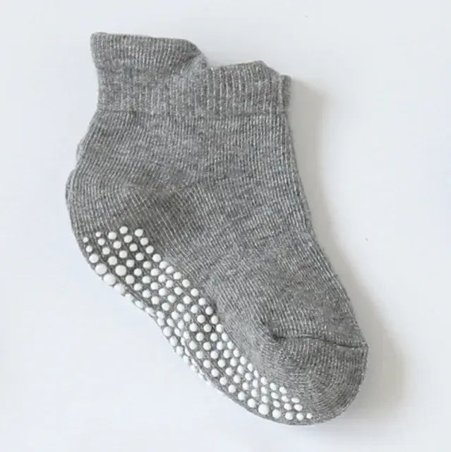 Anti-Slip Toddler Ankle Socks - Pack of 6 pairs
