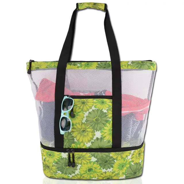 CoolBreeze Mesh Tote Cooler Combo