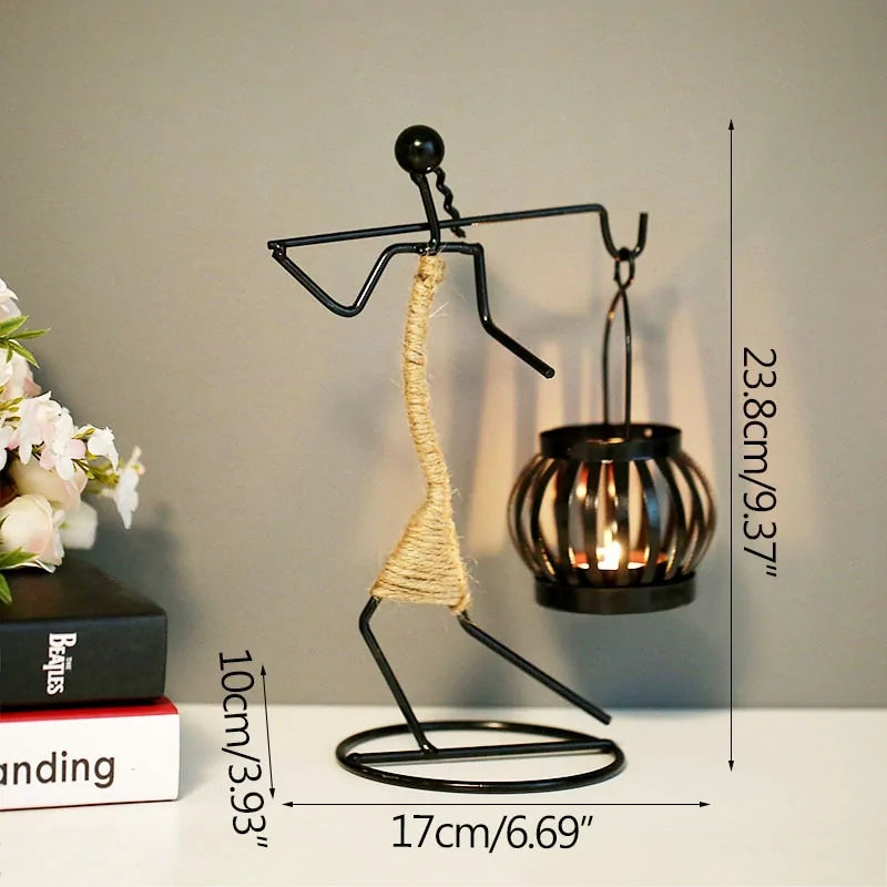 Tribal Impressions Candle Holders