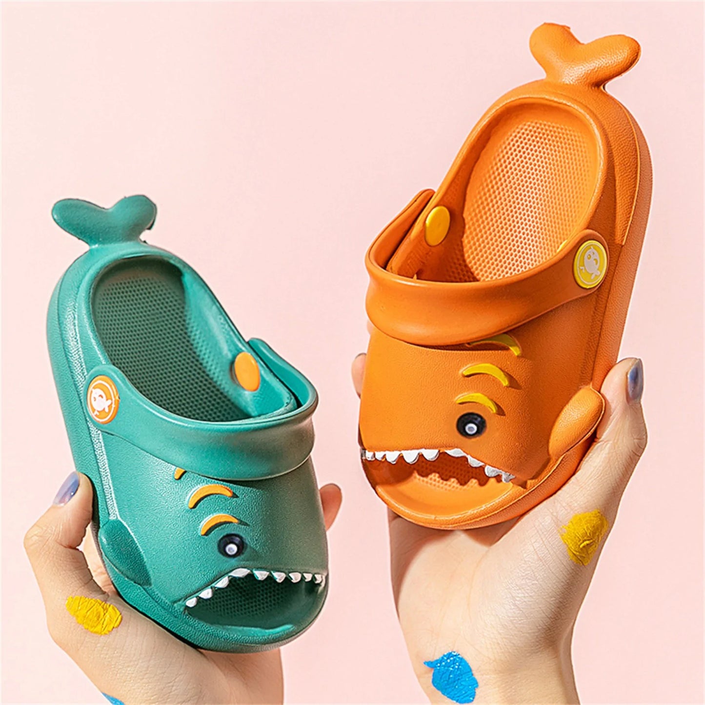 Little Fin Shark Sandals