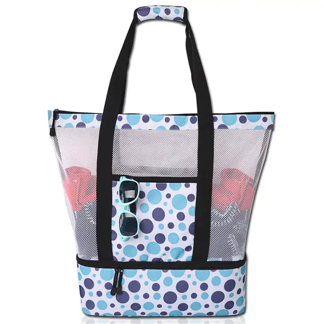CoolBreeze Mesh Tote Cooler Combo