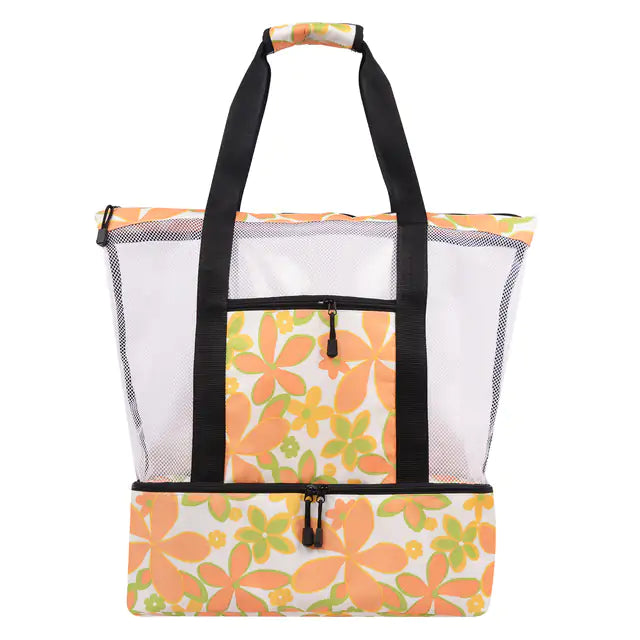 CoolBreeze Mesh Tote Cooler Combo